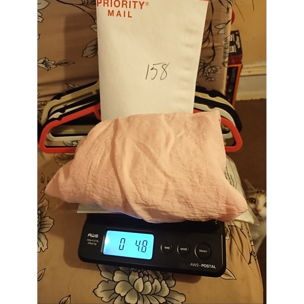 Roz & Ali Women XL Pink Button Down Shirt Roll Tab Sleeve Casual Textured Top - Picture 10 of 10
